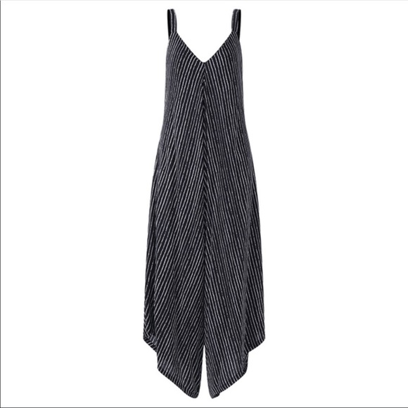 Capri Romper Jumpsuit Jumper Boho Hippie Festival - Picture 7 of 7